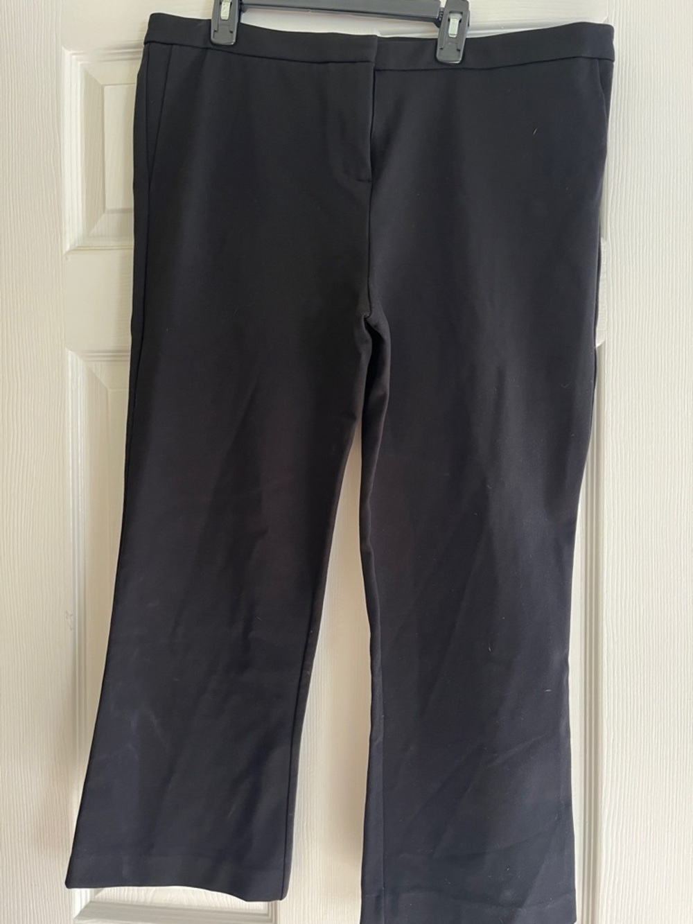 Black Cropped Women's Pants - Classic Ankle Length